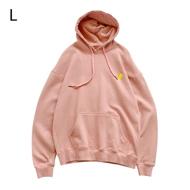 serony Spring Sweat à Capuche Imprimé Hommes Femmes Pull à Capuche Manteau Couple Top, Rose, L