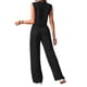 thumbnail image 3 of Conjuntos de 2 Piezas para Mujer: Chaleco de , Conjuntos Casuales Elegantes, Pantalones de Pierna , Trajes. Negro XL, 3 of 7
