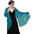 thumbnail image 4 of ORUYROP Châle Foulard Enveloppements Doux Chiffon Dentelle Pashmina pour Robes de Soirée pour occasions Formelles, 4 of 6