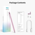 thumbnail image 6 of Metapen Pink iPad Stylus Pen, Faster Charge Apple Pens with Tilt Functionality for iPad 10/9/8/7/6th Gen, Smooth Drawing, 6 of 9