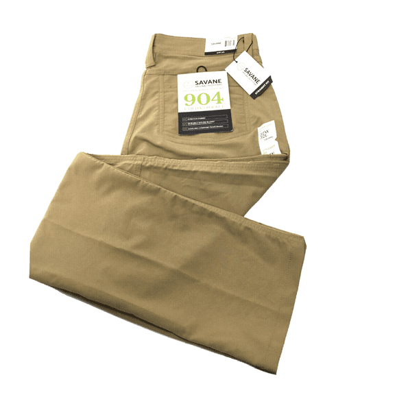 $75 Savane Men's STRETCH FABRIC Hybrid Jogger Pants ELMWOOD 32X32