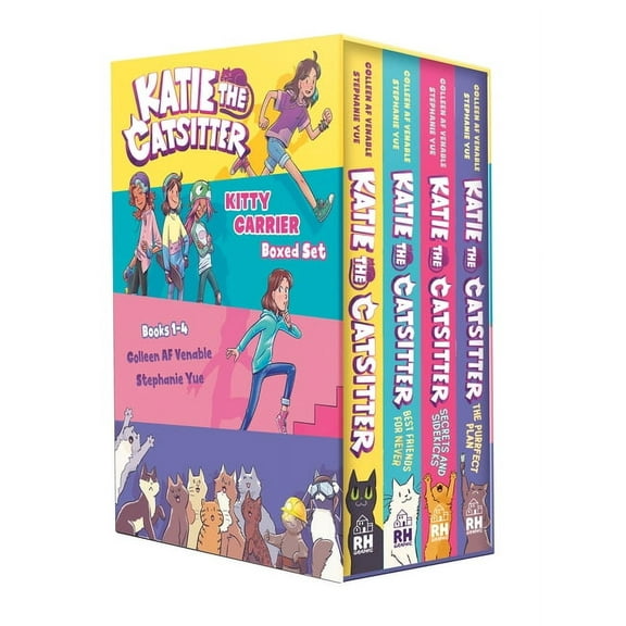 Katie the Catsitter Katie the Catsitter: Kitty Carrier Box Set (Books 1-4): Katie the Catsitter; Best Friends for Never; Secrets and Sidekic, (Paperback)
