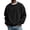 Black, variant on Men's Crew Neck Long Sleeve Solid Sweatshirt Lightweight Casual Pullover Comfortable Basic Top for Fall Winter Everyday Wear and Weekend Outings Yellow M