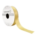 thumbnail image 4 of Celebrate It 5/8" x 7yd. Gold Shimmer Satin Ribbon, 4 of 4
