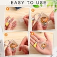 thumbnail image 2 of con de Fotos Acrílico con Dijes de Borlas, con Inserción de Fotos, Llaveros con Transparente en para Encaje DIY, 2 of 5