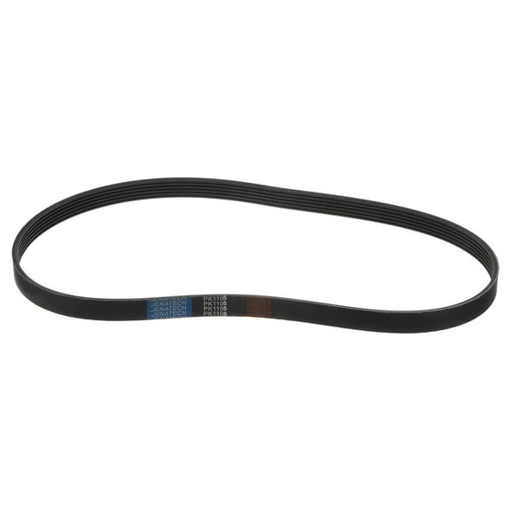 6PK1105 V-Ribbed Belt 6 Ribs 1105mm Length x 21mm Width x 5mm Height, EPDM Micro V Serpentine Belt