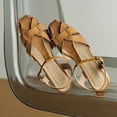 thumbnail image 2 of SACFOF Women's Thick Heel High Heel Retro Hollow Pumps British Style Summer Shoes Size US5-US11, 2 of 6