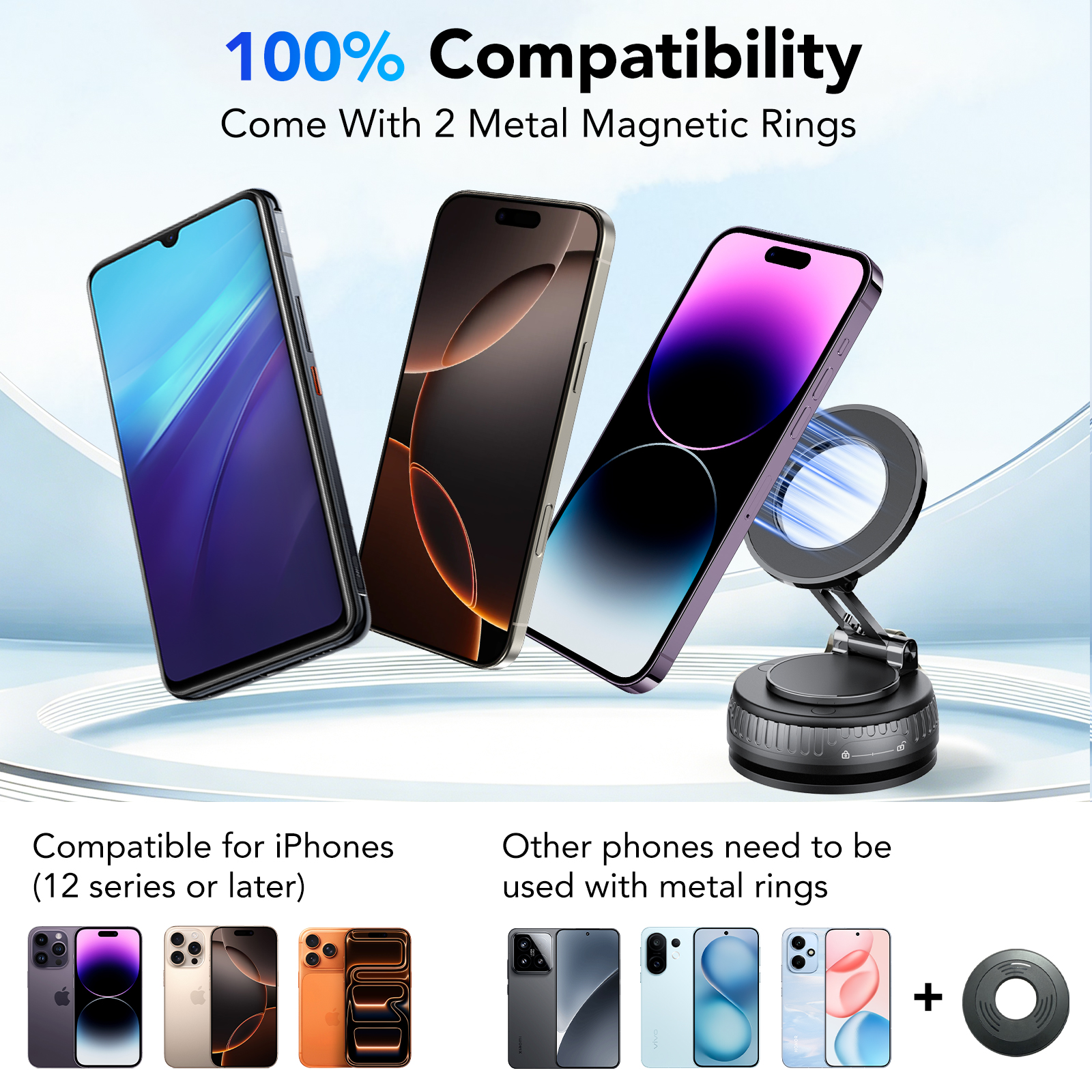 FAMOO Magnetic Car Phone Holder with N60 Magnets photo 7