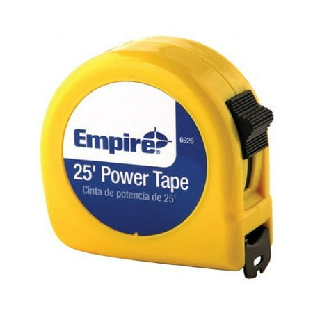 Empire Level Tape Measures - 1''x25' power measuring tape w/neon yell