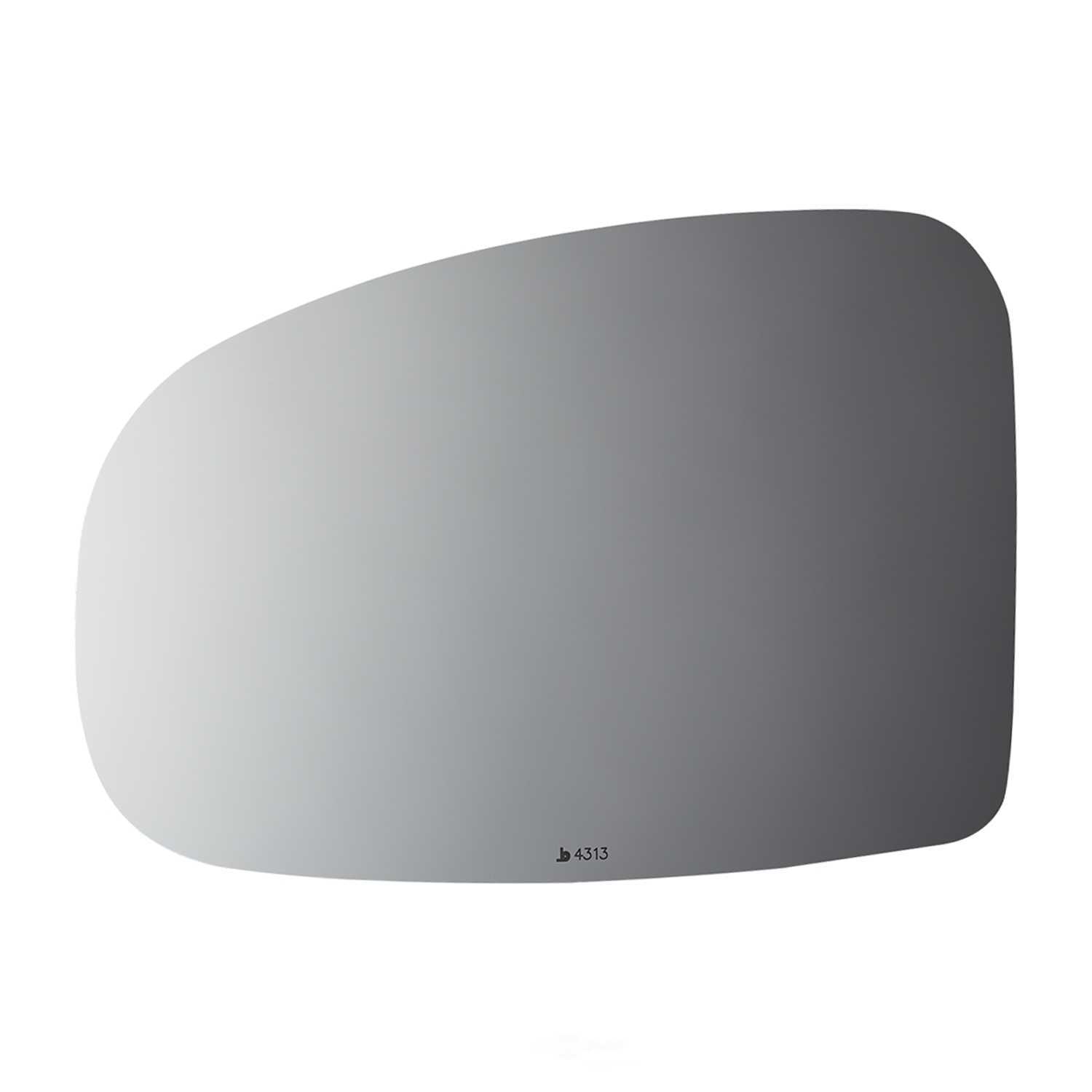 Burco Side View Mirror Replacement Glass - Clear Glass - 4313