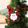thumbnail image 1 of Hogar y cocina, Decoración del hogar, Colgantes para árbol de Navidad, Figuras de tela navideñas, Colgantes para árbol de Navidad, Muñeco de nieve anciano, Colgantes pequeños, Adecuado para decoración, 1 of 6