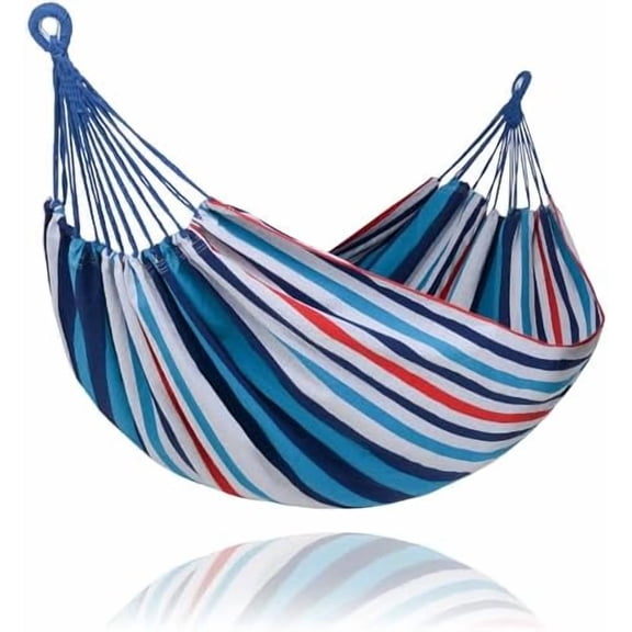 Hammocks for Outside, Portable Heavy Duty Tree Hammock, Ocean Stripes