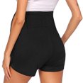 thumbnail image 4 of Diufon Maternity Shorts Over Belly Pregnancy Lounge Workout Running Pajama Sleep Shorts with Pockets, 4 of 5