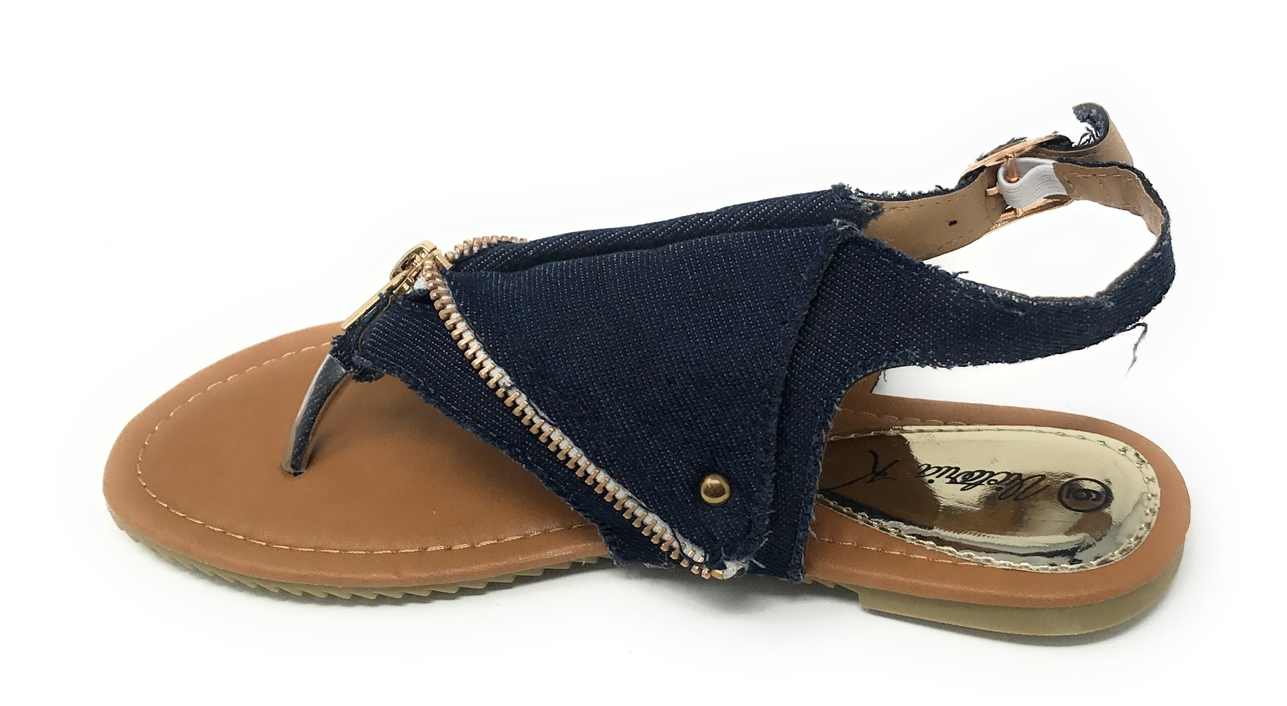 Victoria K. Women's Zipper Thong Sandal