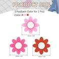 thumbnail image 2 of Uxcell Tennis Racket Vibration Dampener Soft Silicone Racket Shock Absorber for Tennis Racquet String - Flower Shaped Light Pink/Hot Pink/Red, 2 of 6