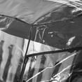 thumbnail image 3 of Foundations 4-Seat Quad Stroller Rain Cover 3 Pack, Easy to Use Snaps Surrounding a Mesh Window, Air Ventilation While Covered (Clear), 3 of 5