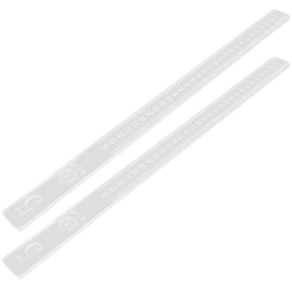 1 Pair Measuring Dough Strips for Thickness Balance Ruler Cookie Dough Smoother Baking Accessories