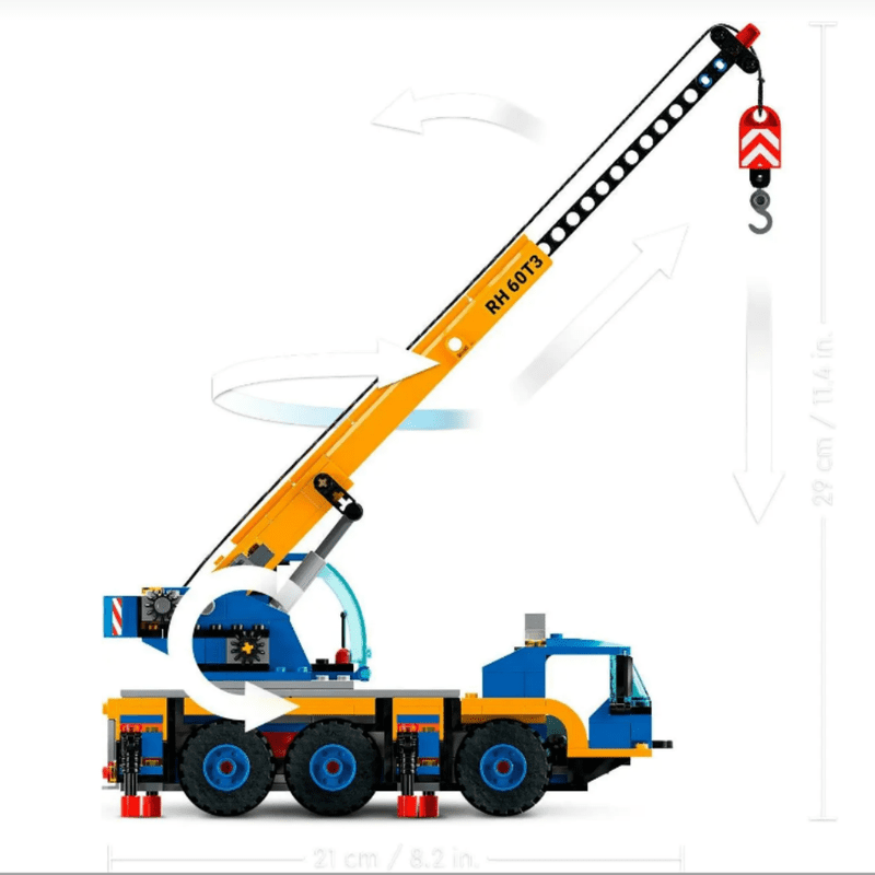 Gifts and toys for the childrenNew FIT 60324 340Pcs Mobile Crane Model  Bricks Building Blocks Constructor City Car Sets Kids Toys Birthday Gifts for Boys