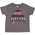 thumbnail image 3 of Inktastic My Aunt is a Survivor Breast Cancer Awareness Boys or Girls Toddler T-Shirt, 3 of 5
