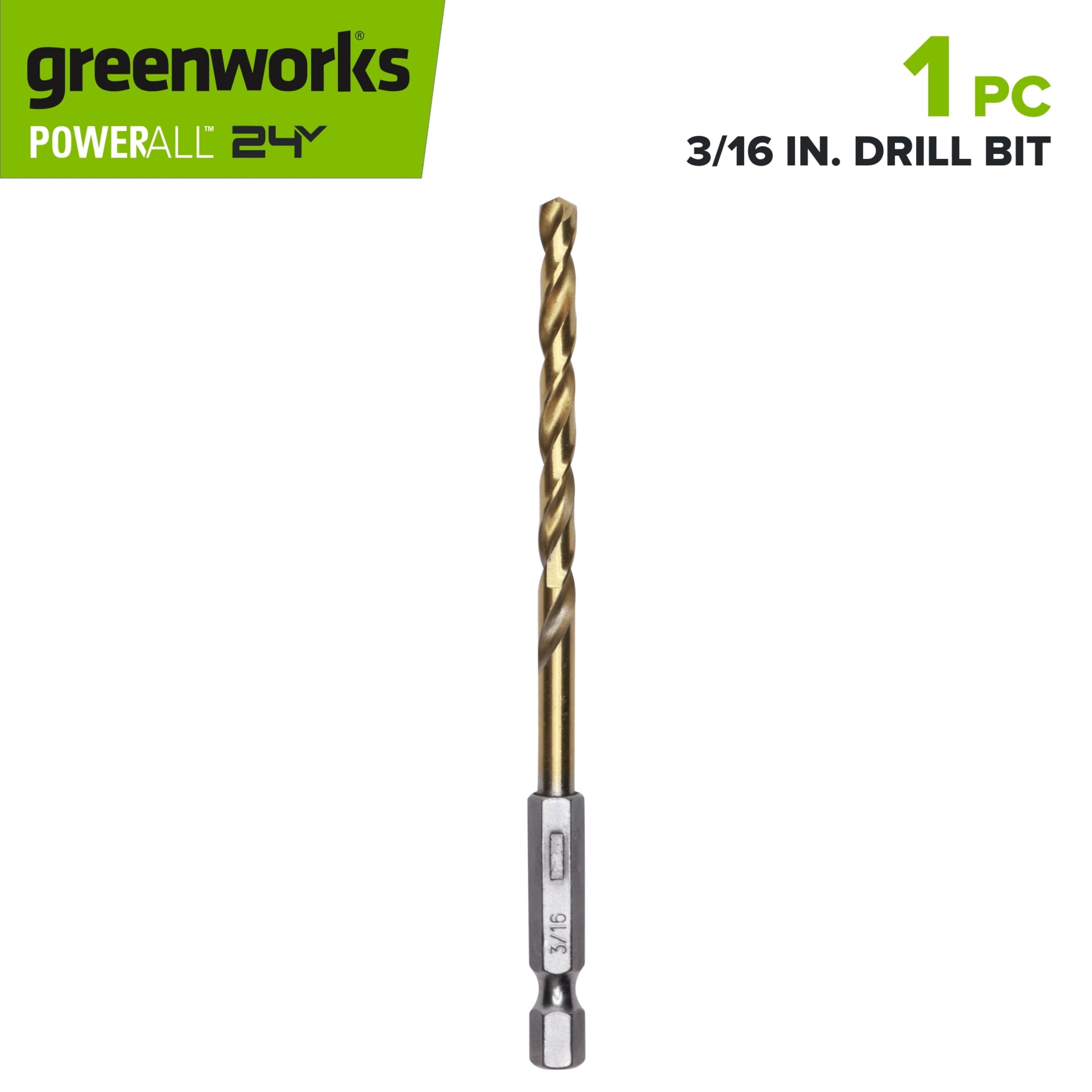 HART 3/16-inch Hex Shank Titanium Drill Bit Set - Walmart.com
