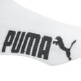 thumbnail image 3 of PUMA Chaussettes pour Hommes à Coupe Basse, Blanches Traditionnelles, Taille de Chaussette : 10-13/taille de Chaussure : 6-12 (Lot de 6), 3 of 4