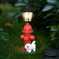 thumbnail image 4 of SXcggal Dog Fire Hydrant Solar Decorative Light Decoration Statue Light Sculpture Decorations For Dog Garden Training Practical Basic Sculptures Statues For Garden, 4 of 7