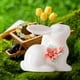 thumbnail image 4 of Uuiauoio 1 pc Mini Ceramic Rabbit Figurines, Porcelain Easter Bunny Decorations for Home, Tabletop Ornament, Tea Ceremony Pet, 4 of 6