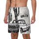 thumbnail image 1 of Fotbe Vintage Cactus Pickup Traje de Baño para Hombre – Shorts de Natación de Secado Rápido con Forro y Bolsillos-Large, 1 of 6