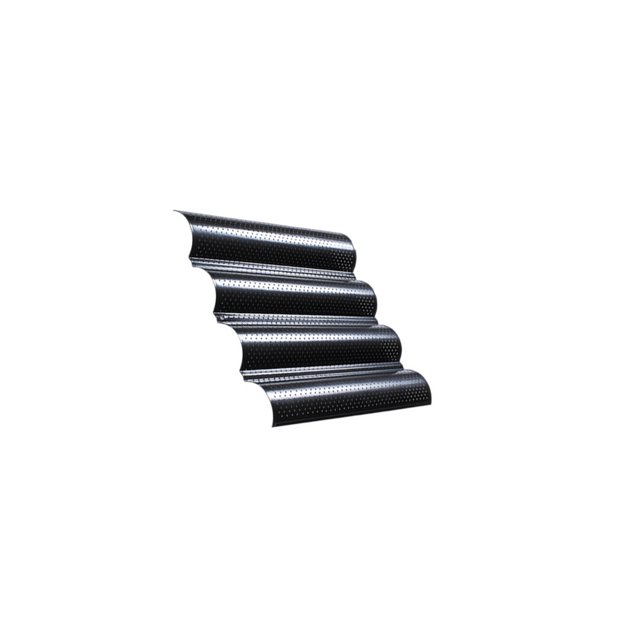 Bearachild Bread Baguette Mold Carbon Steel Microwave Accessories Pan Oven Heat Kitchen Baking Home Resistant Hotel Cookware Mostrada negro