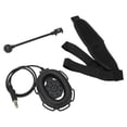 thumbnail image 3 of Walkie Talkie Auriculares de un solo lado, Walkie Talkie Auriculares de walkie talkie de un solo lado con micrófono Auriculares de radio con micrófono Funcionamiento suave Jadeshay A, 3 of 8