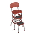 thumbnail image 3 of Cosco Retro Counter Chair/Step Stool, Sliding, Red, 3 of 10