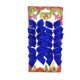 thumbnail image 5 of 12pc Decoraciones de Navidad, Mini 5.5cm, Cartón, Conjunto de 12, Azul Marino, 5 of 7