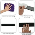 thumbnail image 3 of 8Pcs Black White Grey Felt Bulletin Board Strips, Wall Decor for School, Office, 3 of 6