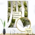 thumbnail image 3 of Designart "Green Floral Tiles in Botanical Design I" Abstract Botanicals Oversized Wall Mirror - Modern Abstract Hallway Decorative Wall Mirrors - Multiple Color Options, 3 of 6