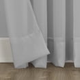thumbnail image 5 of No. 918 Emily Voile Sheer Grommet Curtain Panel, 59"x95", Silver, 5 of 7