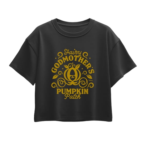 Disney - Fairy Godmother Pumpkin Patch Short Sleeve Boxy Graphic T-Shirt
