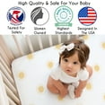 thumbnail image 3 of Sweet Jojo Designs Boho Sun White and Mustard Yellow Boy, Girl, Unisex/Gender Neutral Fitted Crib Sheets Set 2 Piece, 3 of 6
