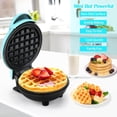thumbnail image 3 of gaufrier Mini, Machine Petit Gaufres Avec Revtement Antiadhsif Pour Gaufres Classiques, Mini Gaufrier Rond Electrique Waffle Maker Pour Les Anniv, 3 of 5