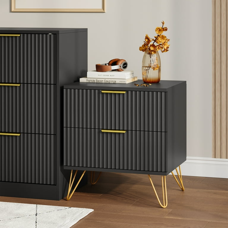 3 piece dresser set black Storkcraft California 3 Drawer Combo Dresser