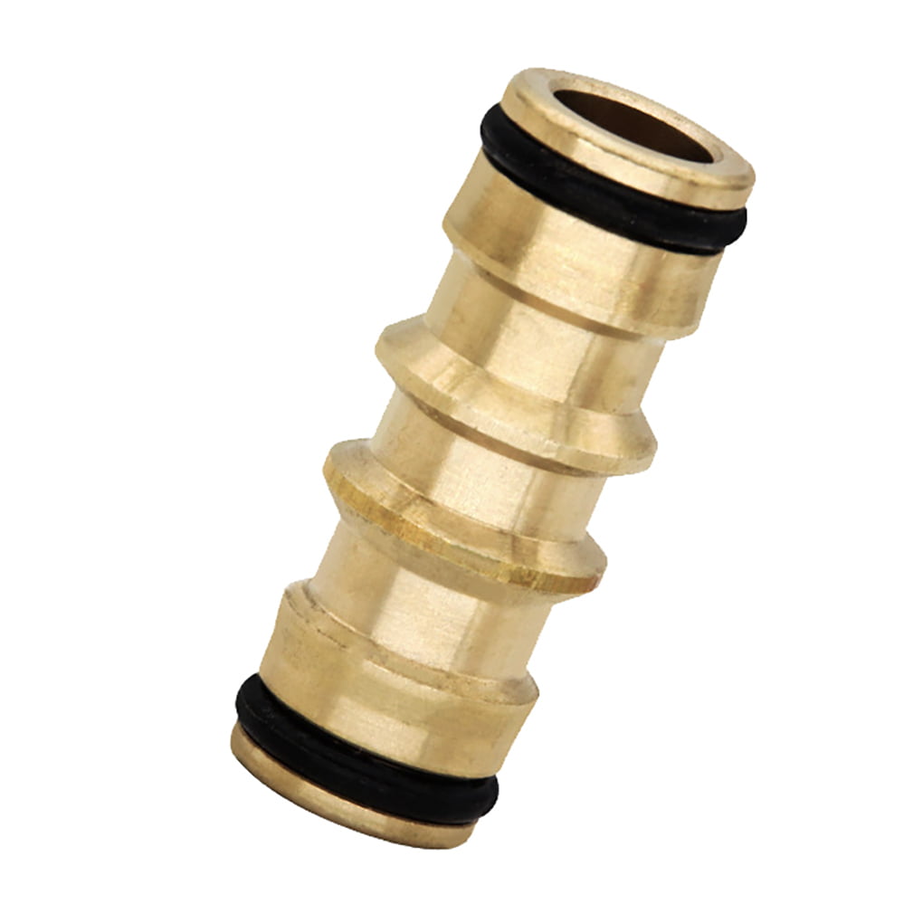 Hozelock HOZELOCK GARDEN HOSE MALE TO MALE 2 WAY BRASS FITTING CONNECTOR JOINER 