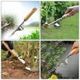 thumbnail image 4 of Extractor de malas hierbas manual para jardín, herramienta de jardinería de primera calidad a prueba de curvaturas de acero inoxidable para desmalezar su jardín, 4 of 8
