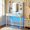 Snow White: 31.5", variant on 31" Small Vanity Desk with Mirror and LED Lights, Glass Top & Power Outlet, RGB Drawers and Five Shelves, White Vanity for Bedroom