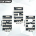 thumbnail image 7 of Yayeee Blank Wall Plate Cover 1-Gang 4.5"x2.7" Home Unused Decorative Outlet, Dark Sharks, 7 of 7