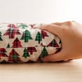 thumbnail image 2 of Christmas Tufted Chair Cushion, Soft Seat Pad with Festive Snowflake Tree Candy Cane Print, for Winter Holiday Dining Kitchen, 2 of 4