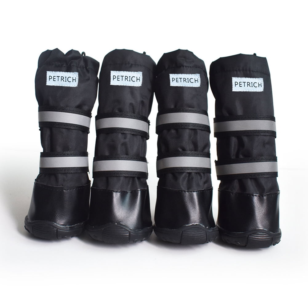 4Pcs Dog Boots Long Waterproof Shoes Universal Outdoor for Medium Large