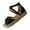 Black, variant on OAVQHLG3B Sandals for Women Fashion Women People Thick-Soled Casual Shoes Hollow Wedge Heel Casual Sandals