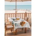 thumbnail image 3 of Rectangle Outdoor Tablecloth With Umbrella Hole And Zipper– Orange Blue Poppies Waterproof Patio Table Cover for Party, Picnic, Backyard, 60"x102" , Watercolor Floral Butterfly, 3 of 8