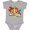 AC-Heather Grey, variant on Inktastic 1st Birthday Barnyard Boys or Girls Baby Bodysuit