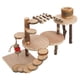 thumbnail image 4 of Escalera de escalada para hámster pequeño, plataforma de juegos, casa de madera, juguetes para mascotas pequeñas, 4 of 5