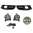 thumbnail image 2 of Front Bumper Halogen Fog Lamp Bezel Kit Wiring Harness Cover for Toyota Corolla 2004-2006 European V, 2 of 5